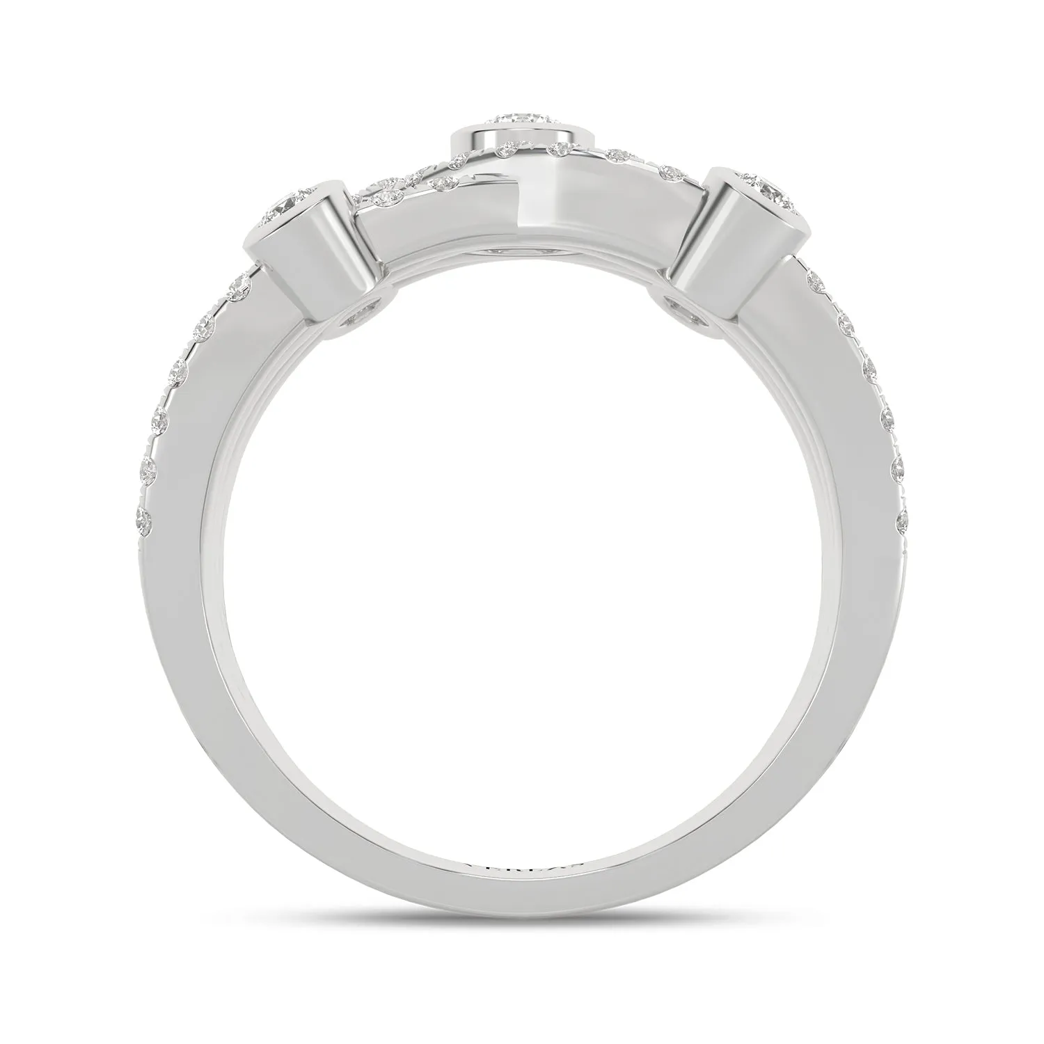 3 Cross-Tier Smitten Ring