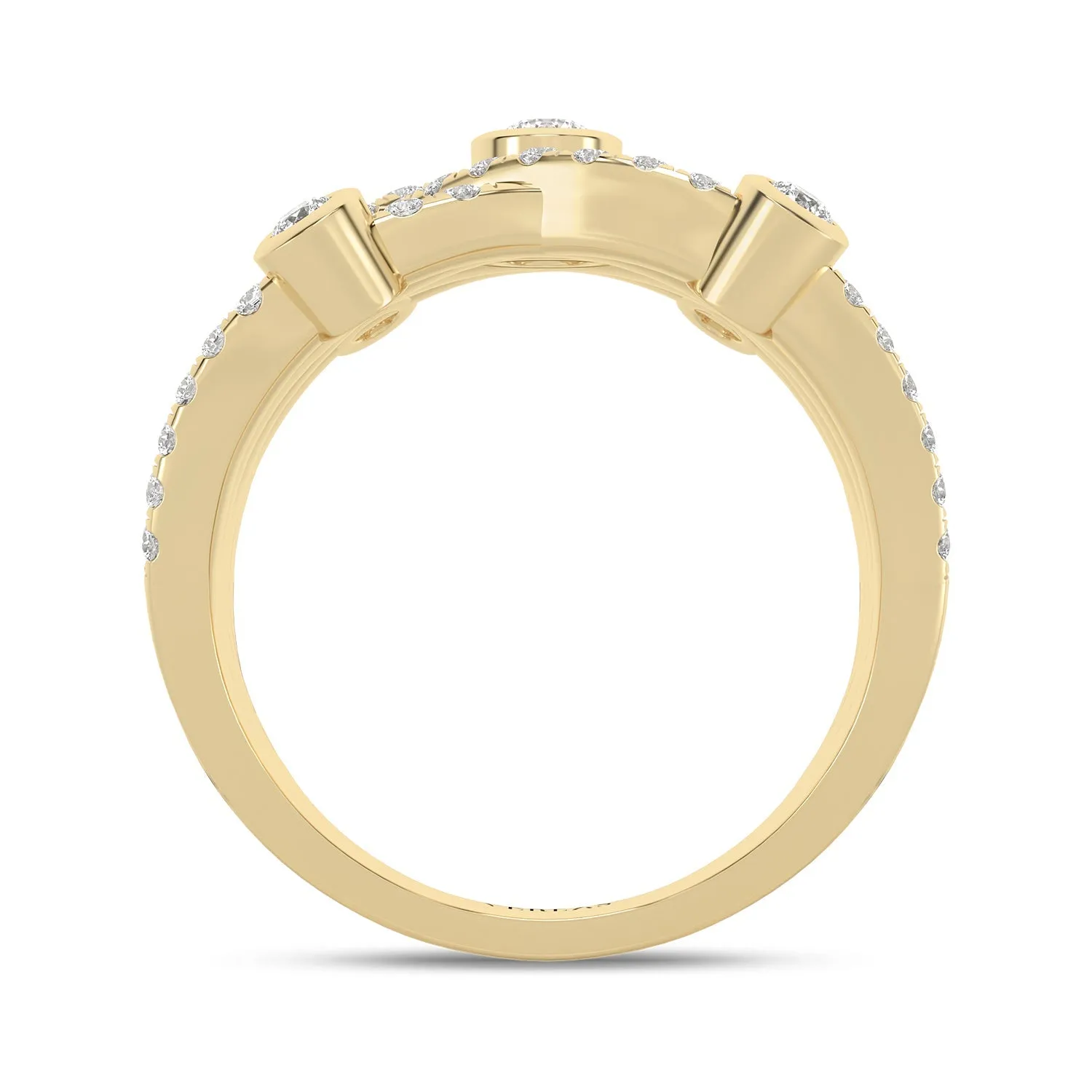 3 Cross-Tier Smitten Ring