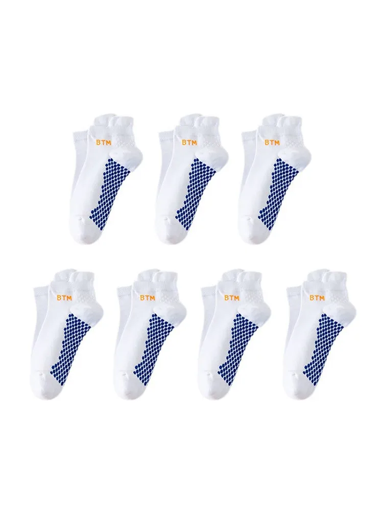 7 Pairs of Anti-slip Breathable Sports Socks