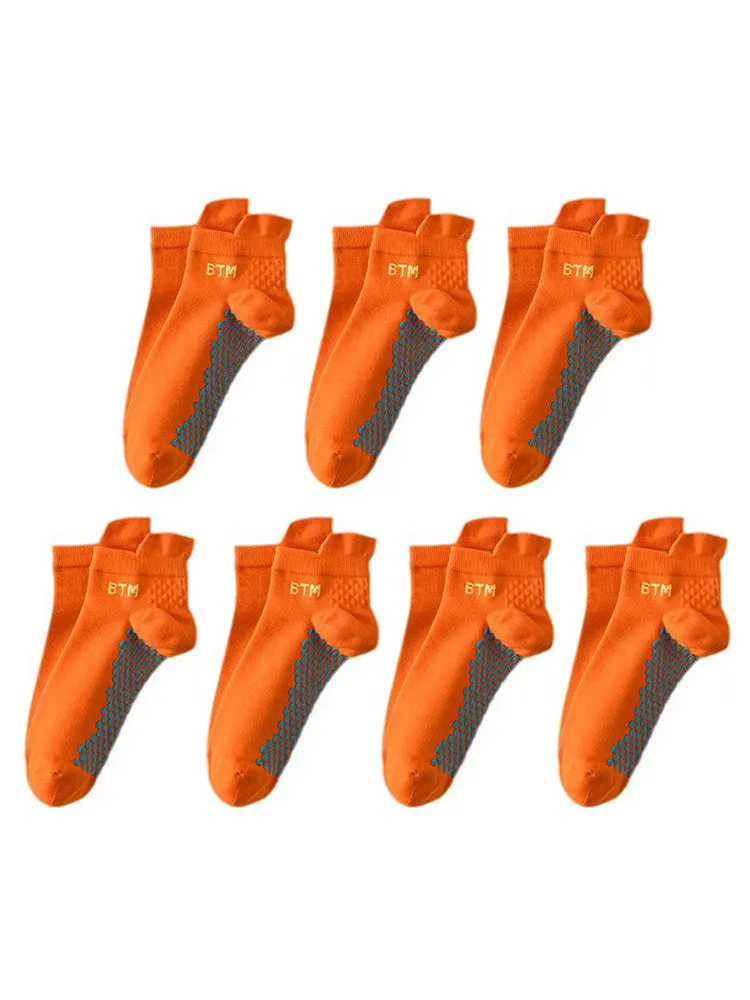 7 Pairs of Anti-slip Breathable Sports Socks
