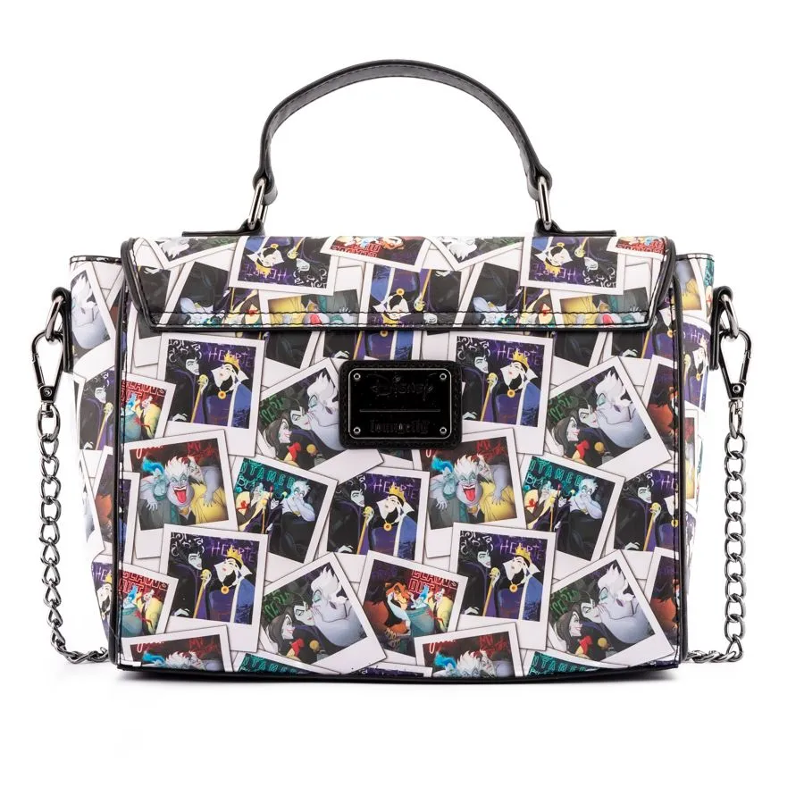 8" Disney - Villains Club Polaroid Faux Leather Crossbody Bag Loungefly