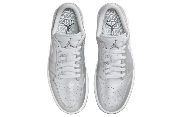 Air Jordan 1 Low Golf 'Giving' in silvermetallic silver/photon dust/white/metallic silver