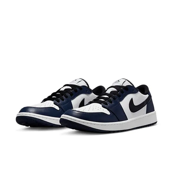 Air Jordan 1 Retro Low Golf 'Midnight Navy' Sneakers, White