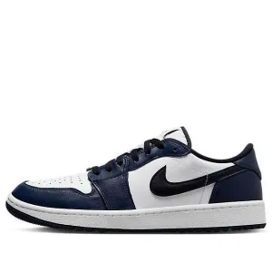 Air Jordan 1 Retro Low Golf 'Midnight Navy' Sneakers, White