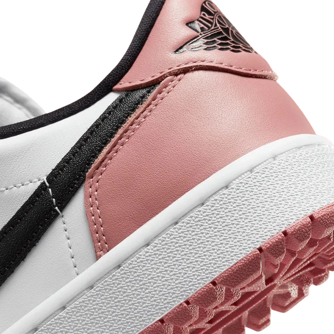 Air Jordan 1 Retro Low Golf Rust Pink White Black Rust Pink