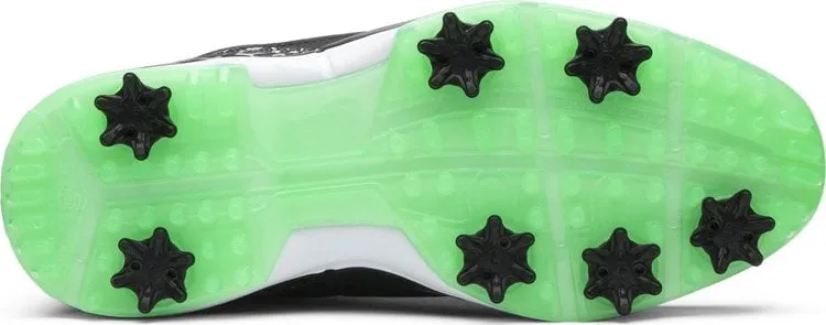 Air Jordan 3 Retro Golf Green Glow Sneakers, Black