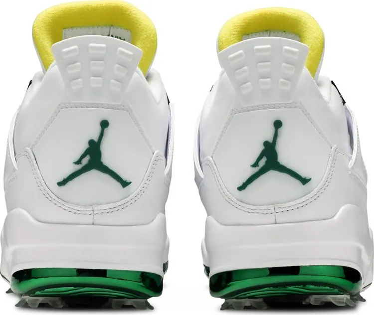 Air Jordan 4 Golf Masters Tournament Sneakers, White
