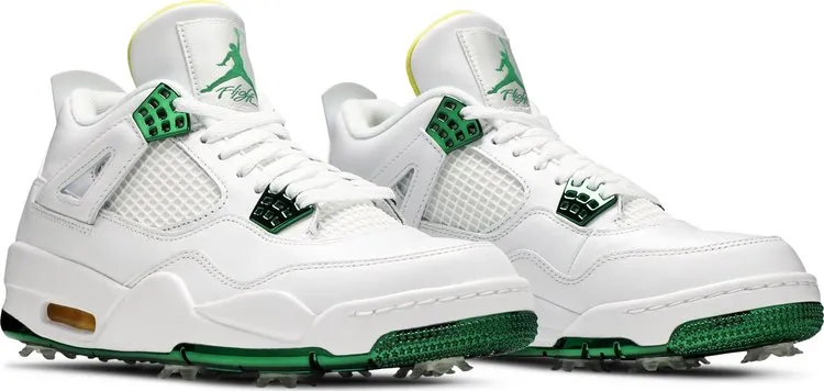 Air Jordan 4 Golf Masters Tournament Sneakers, White
