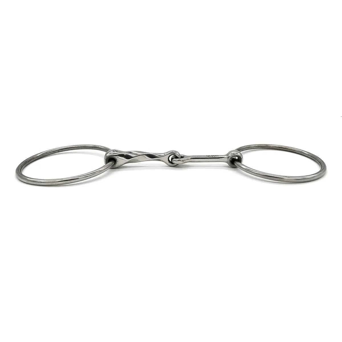 AJR Half Twist Half Straight Bar Loose Ring Bit