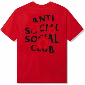 Anti Social Social Club Seeing The Feeling Tee Red
