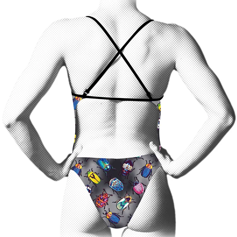 Aquarapid - Women's Sirio Bugs Speed Back Printed Swimsuit