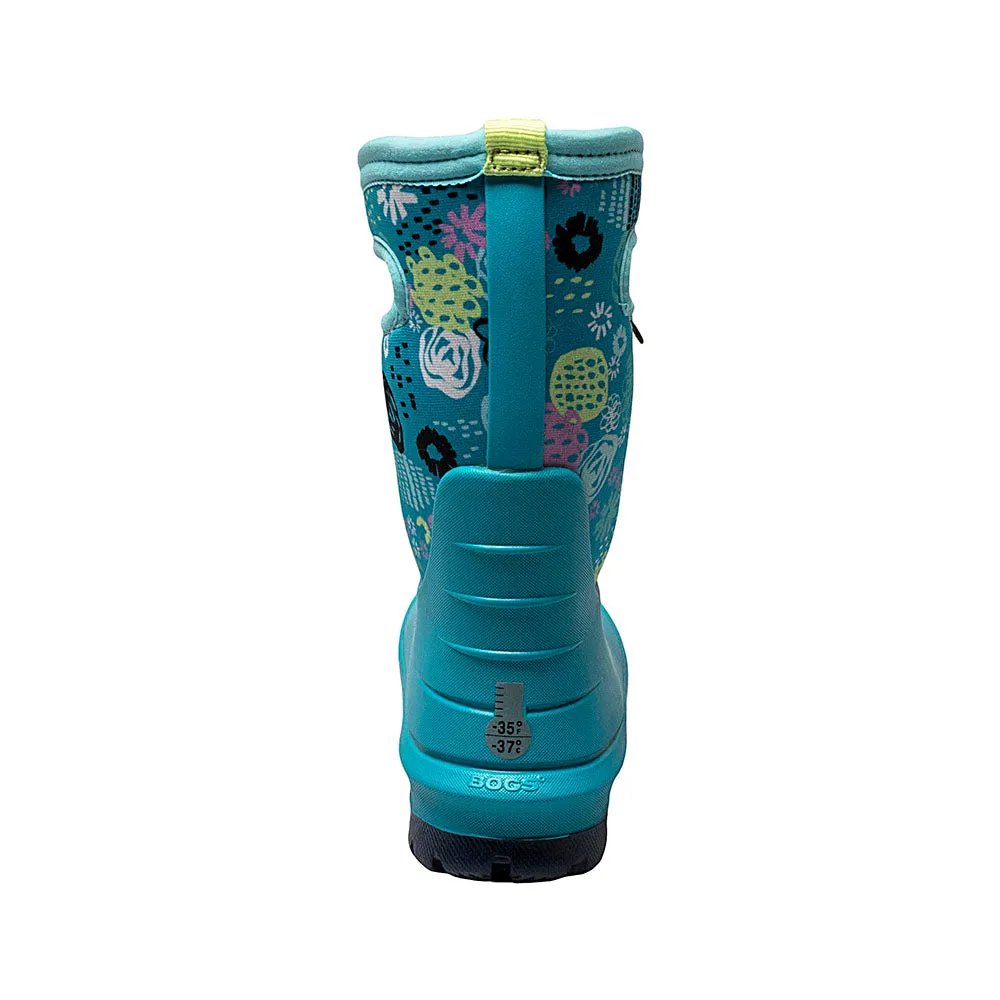 'BOGS' Youth Neo Classic Garden Party - Teal Multi