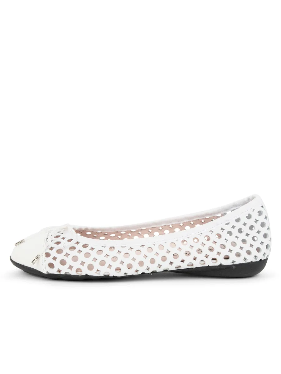 Brandy Perforated Ballet Flat
