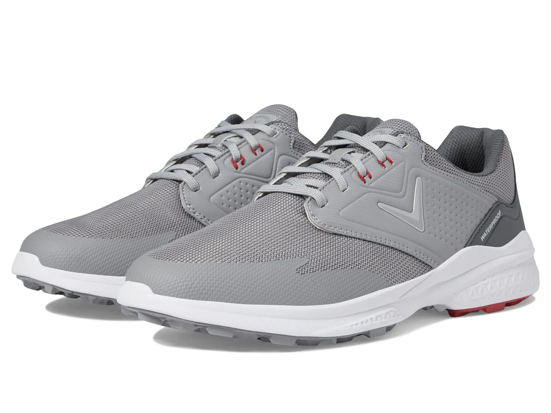 Callaway Solana SL V2 Golf Shoes, grey/red