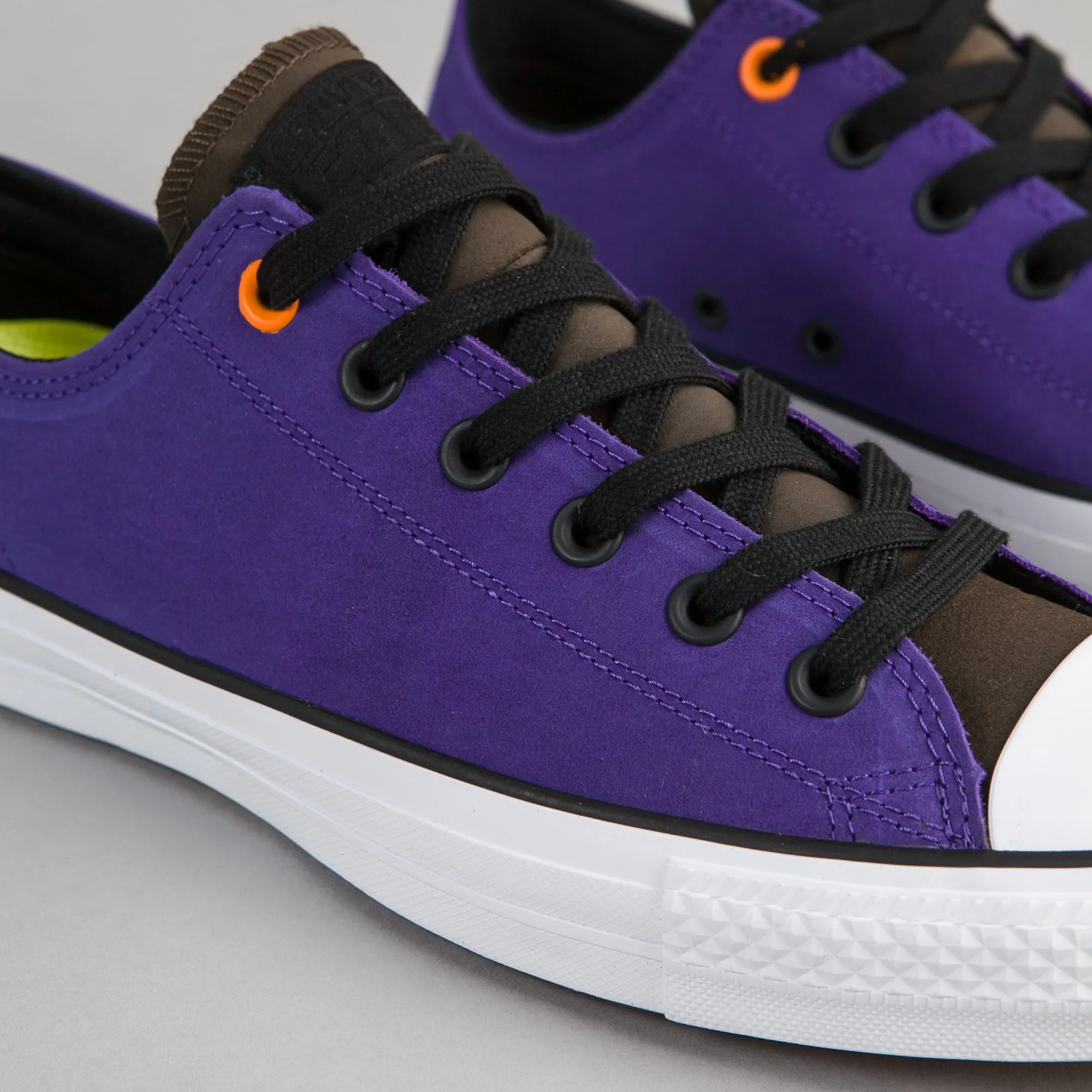 Converse CTAS Pro Leather OX Shoes - Candy Grape / Hot Cocoa / Black