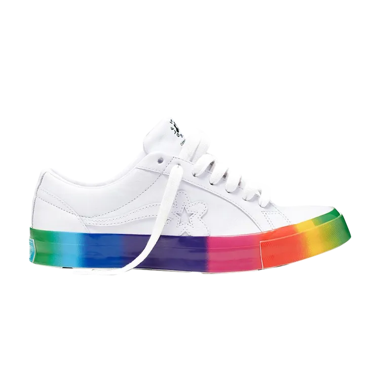 Converse Golf Le Fleur x One Star Ox 'Rainbow' Sneakers, Multicolor