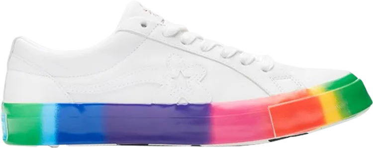 Converse Golf Le Fleur x One Star Ox Rainbow sneakers, white
