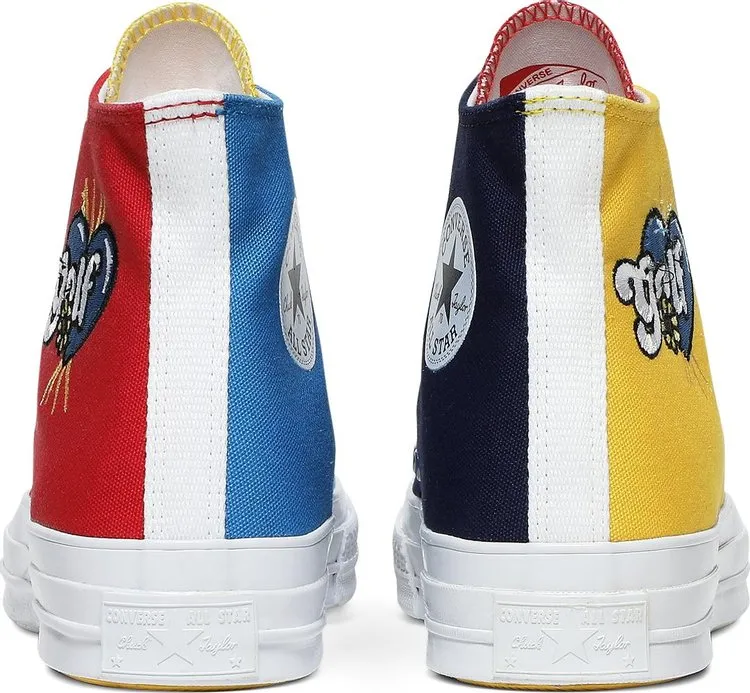 Converse Golf Wang x Chuck 70 High Tri-Panel Sneakers, Multicolor