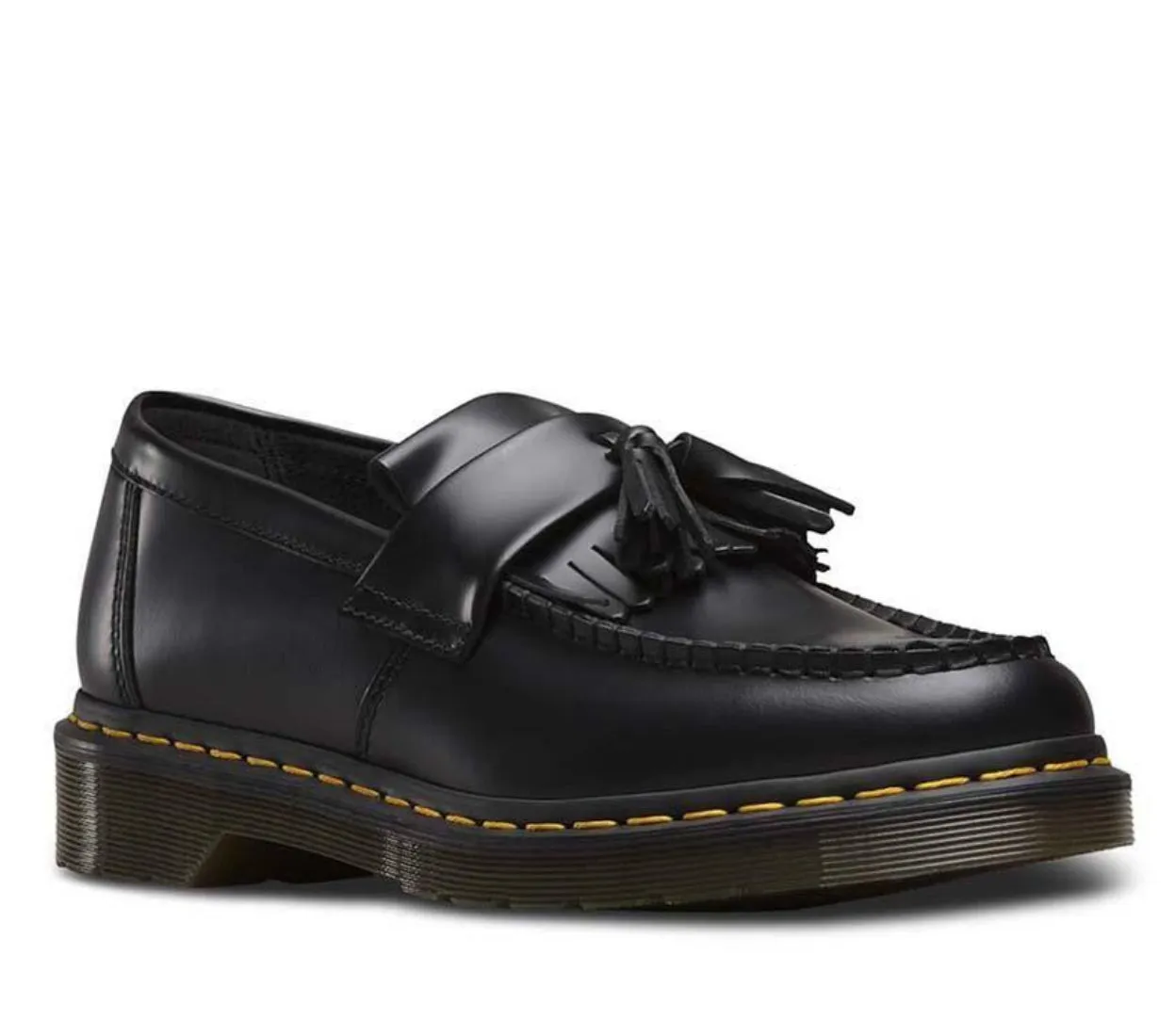 Dr Martens Adrian YS Tassel Loafer Black Smooth