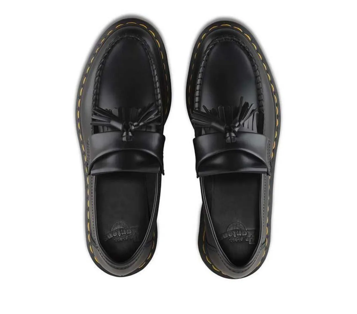 Dr Martens Adrian YS Tassel Loafer Black Smooth