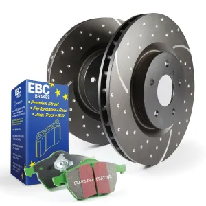 EBC Brakes S10KF1553 S10 Kits Greenstuff 2000 and GD Rotors