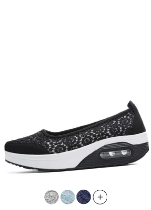 Eva Blunt Women's Soft Platform Shoes