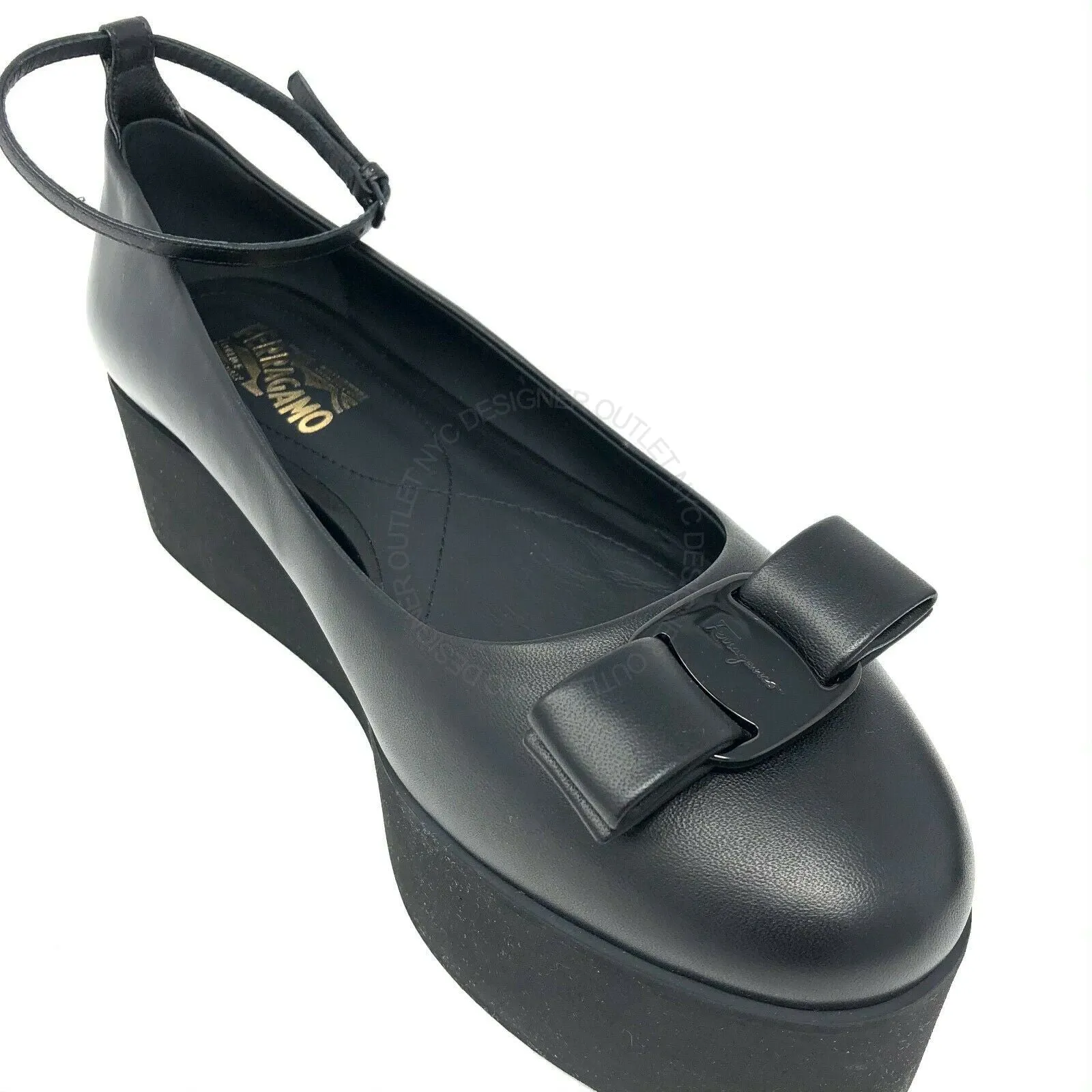 Ferragamo Varinatok Platform Ballet Flats