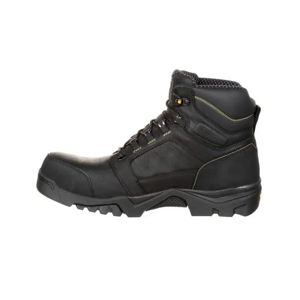 Georgia Boot Men's Amplitude Black Round Toe Work Boot GB00130