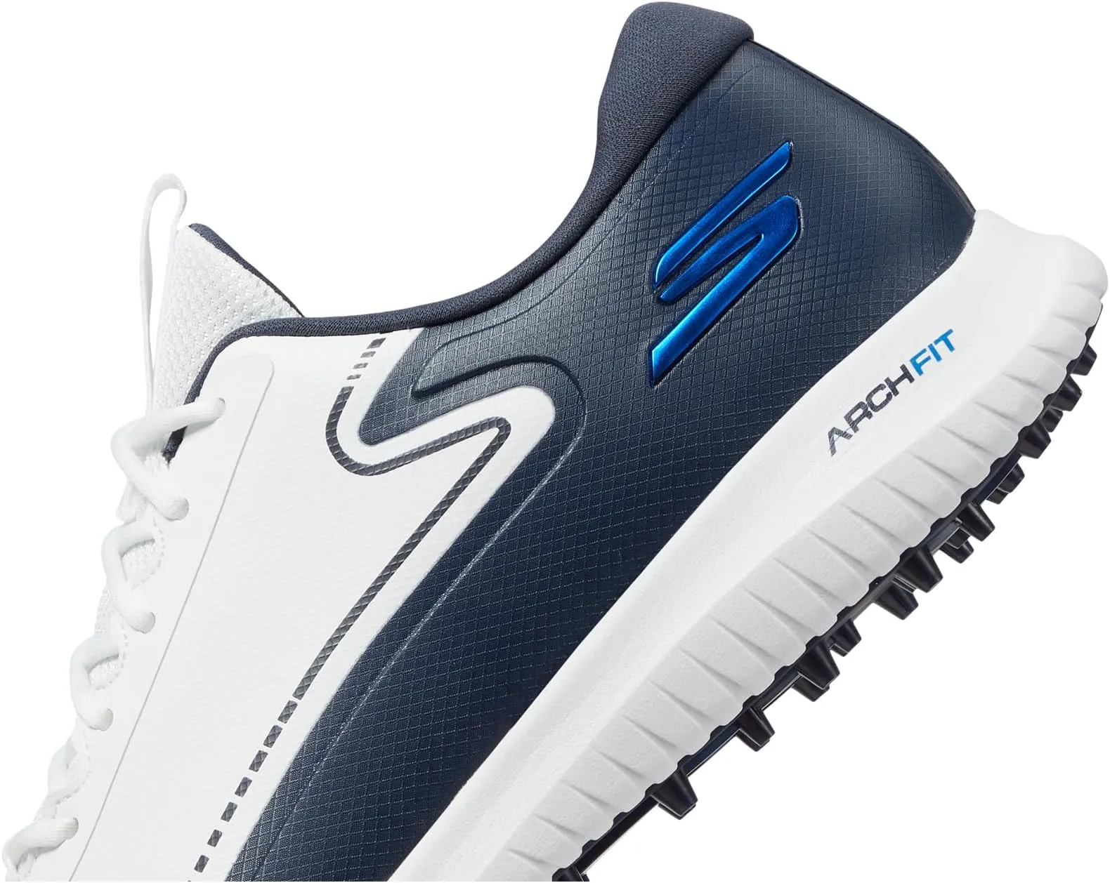 Go Golf Max-3 Skechers sneakers, White/Navy/Blue