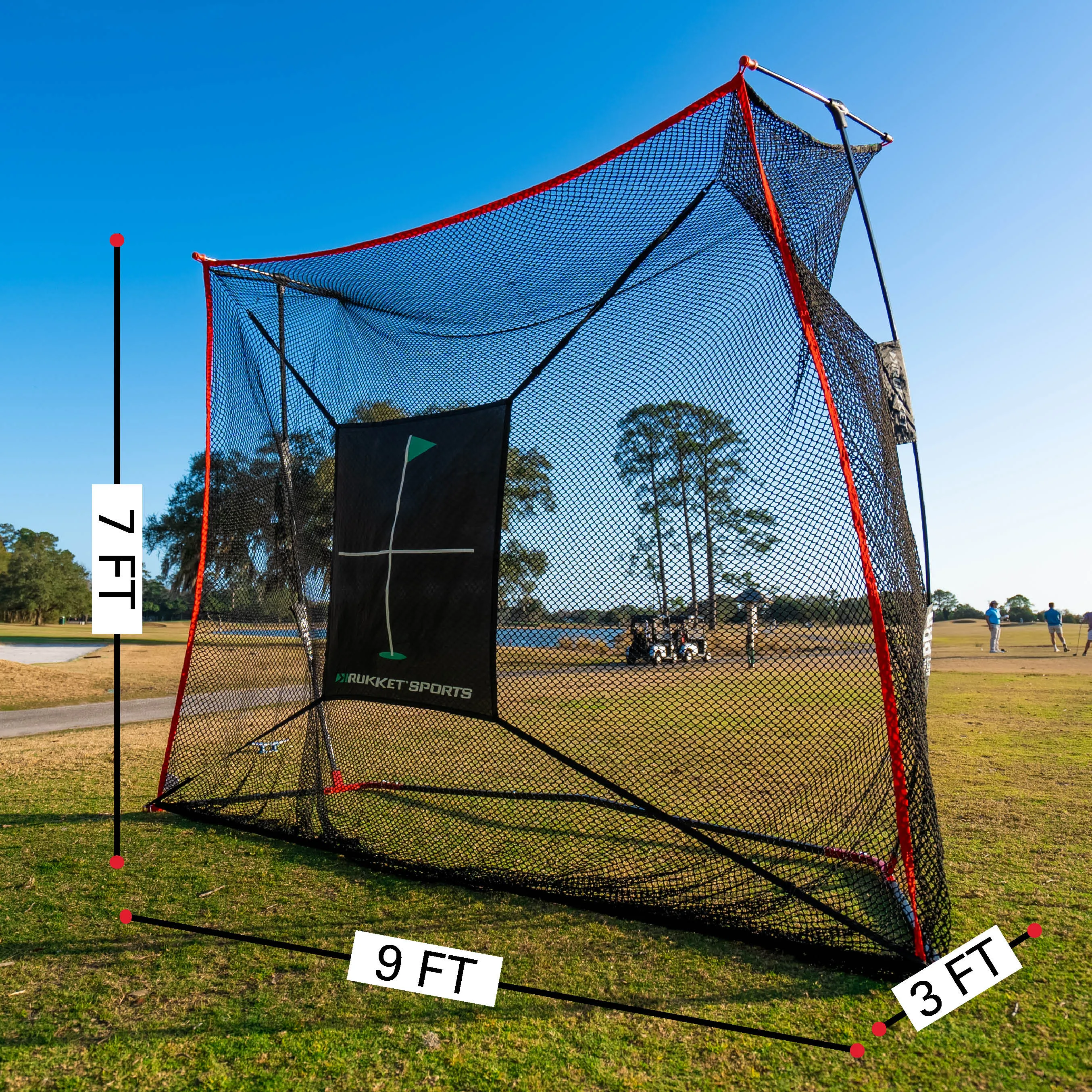 Haack Pro Golf Net w/ Tri-Turf Mat