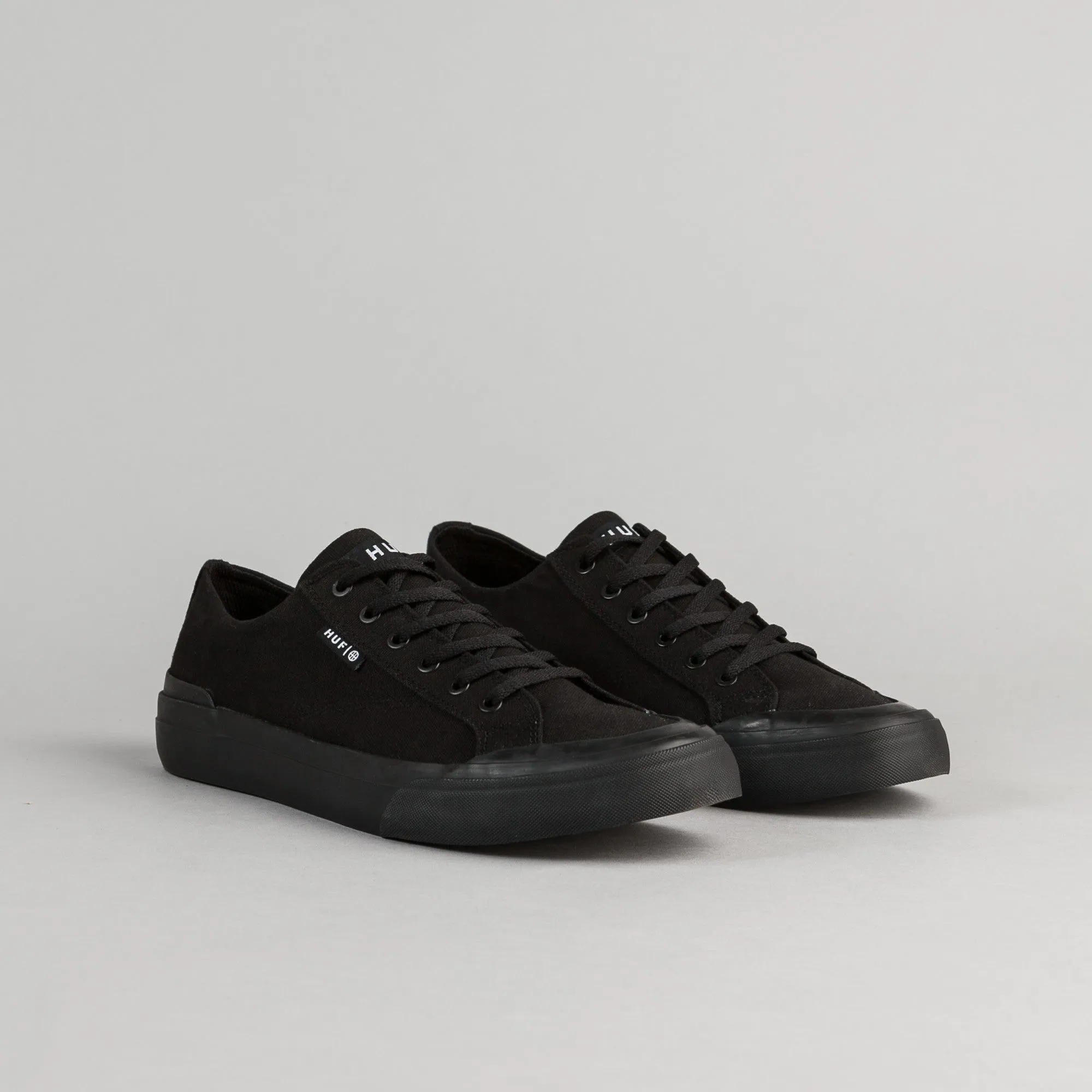 HUF Classic Lo ESS TX Shoes - Black / Black