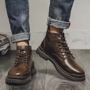 INSTOCK - Martin boots men brown