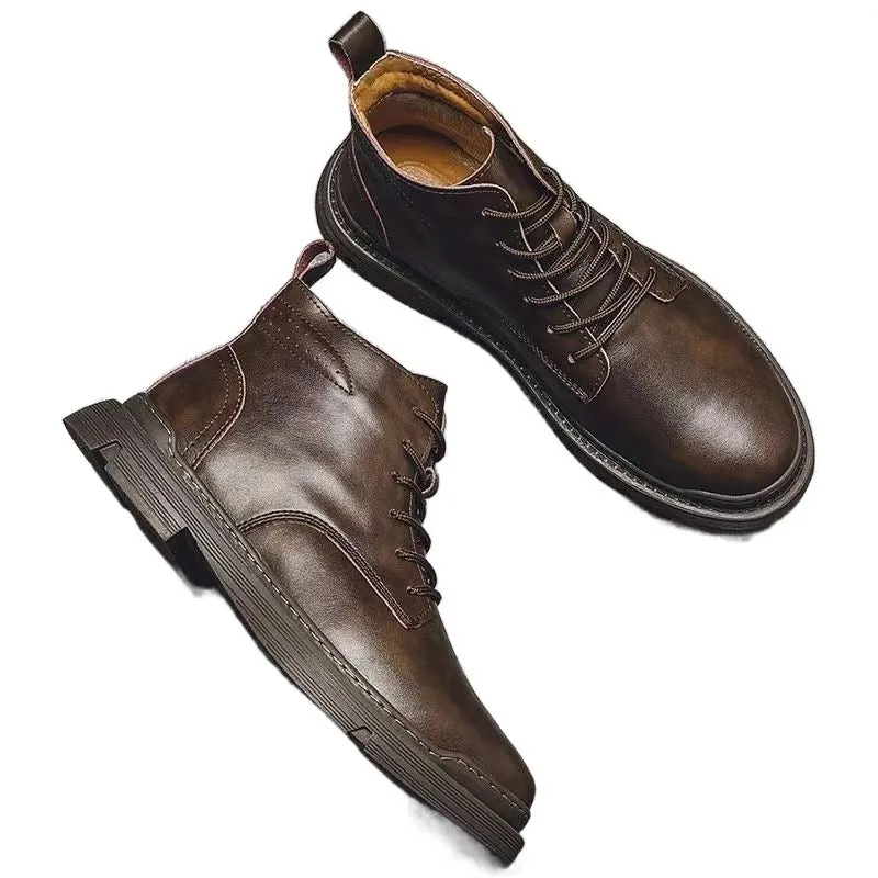 INSTOCK - Martin boots men brown