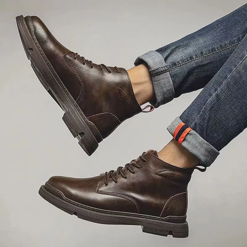 INSTOCK - Martin boots men brown