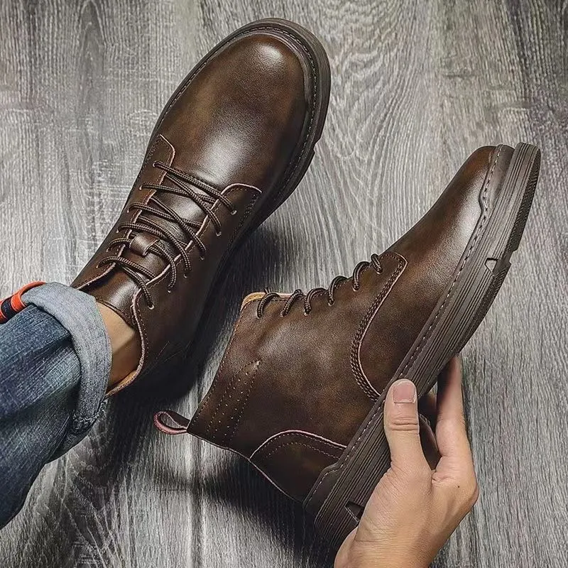 INSTOCK - Martin boots men brown