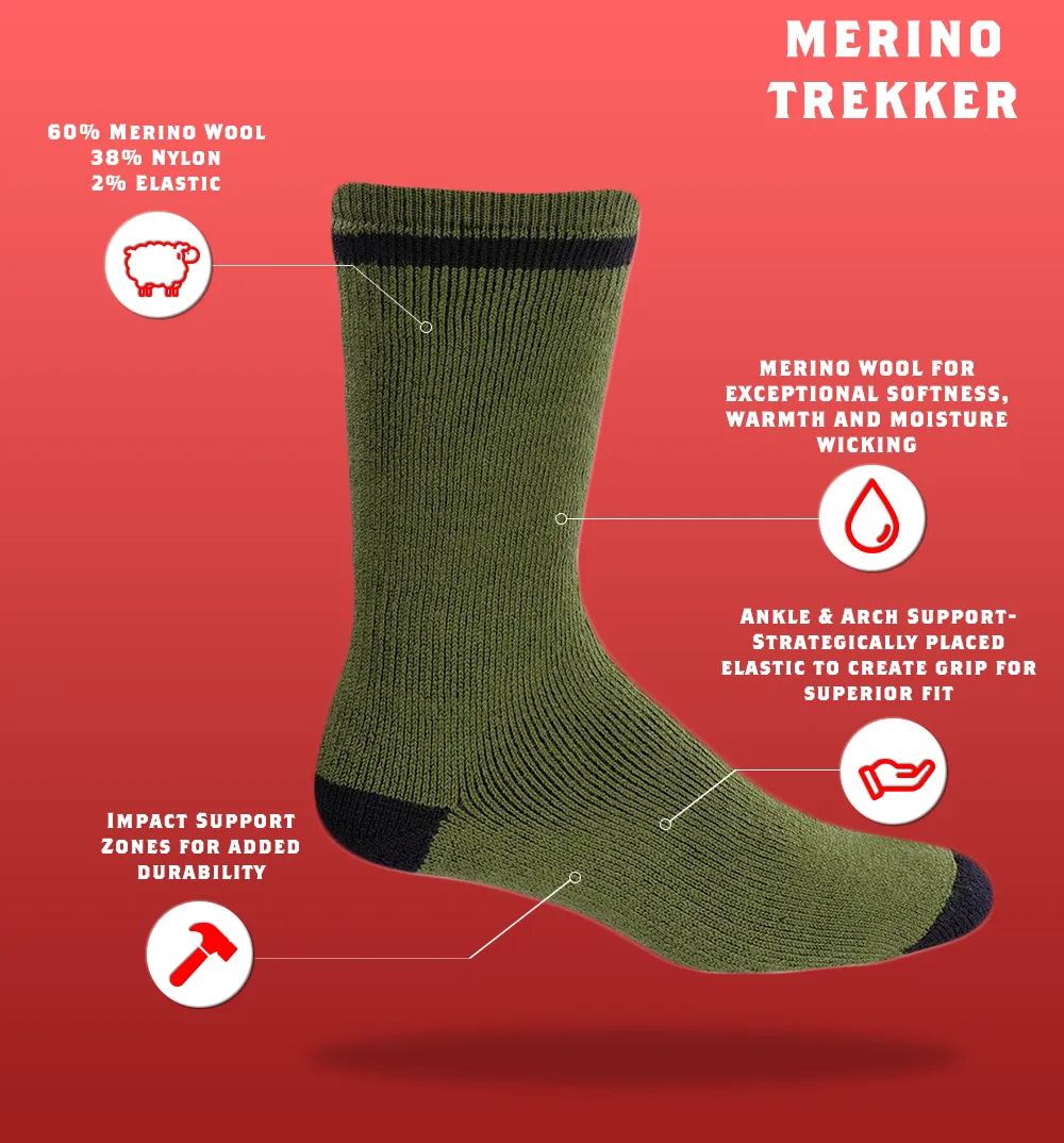 J.B. Field's Bootgear "Merino Trekker" Thermal Boot Sock