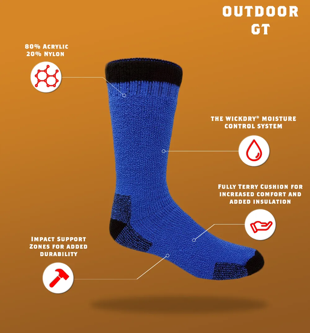 J.B. Field's Bootgear "Outdoors GT" Colourful Acrylic Boot Socks (CLEARANCE) - LARGE