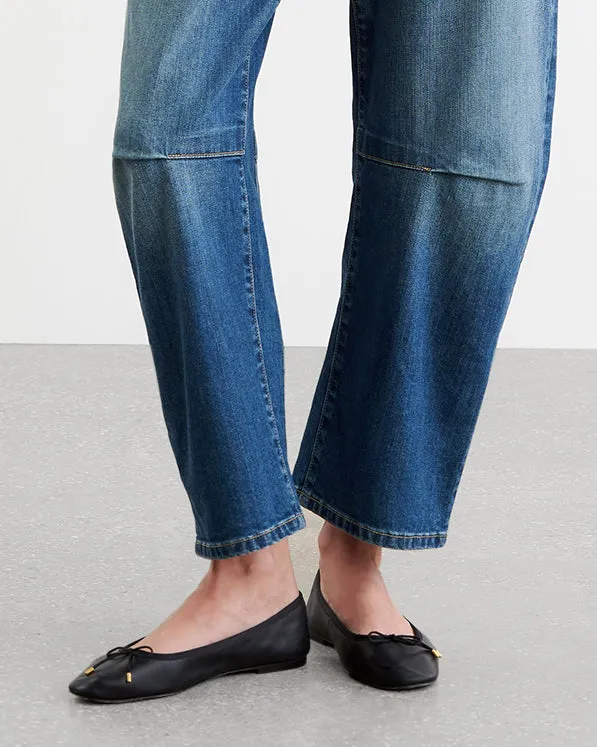 LEATHER BALLET FLAT