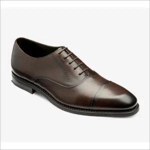 Loake phoenix Dark Brown Leather toe-cap--