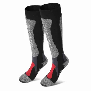MCTi Ski Socks Winter Thermal Thermolite OTC Knee High Snowboard Socks for Men Women (1 Pair / 2 Pairs)