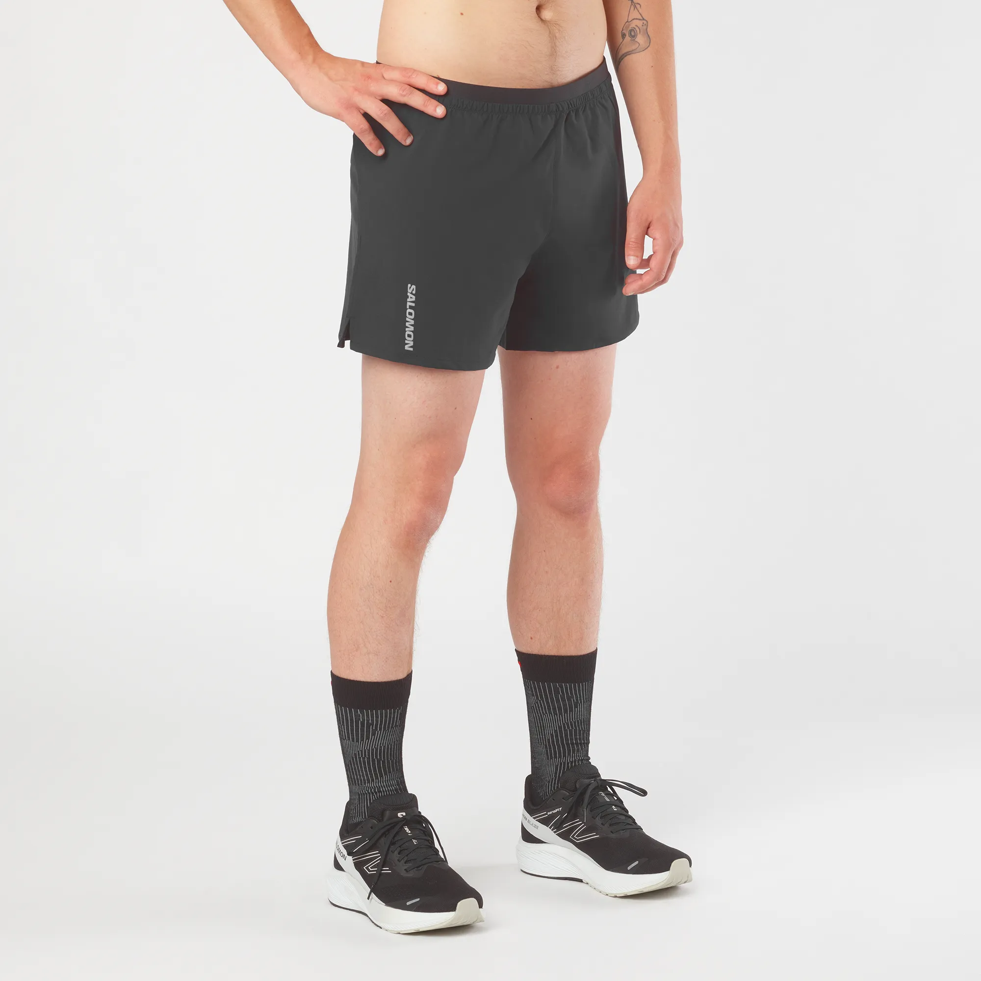 Men's Cross 5" Shorts (Black)