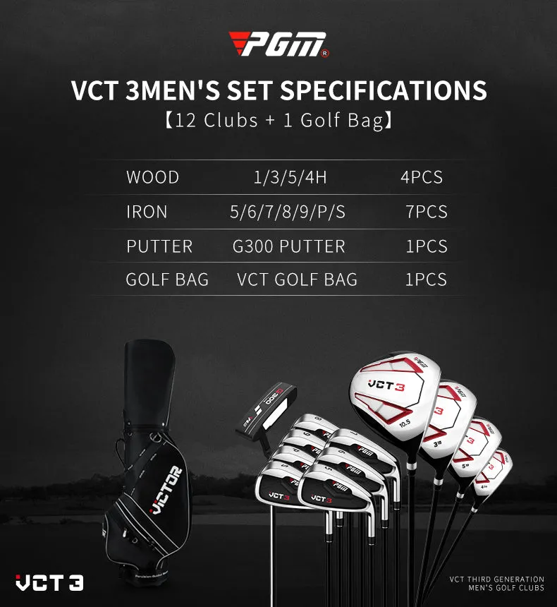 Men's VCT3 12-Piece Telescopic Bag Package Set