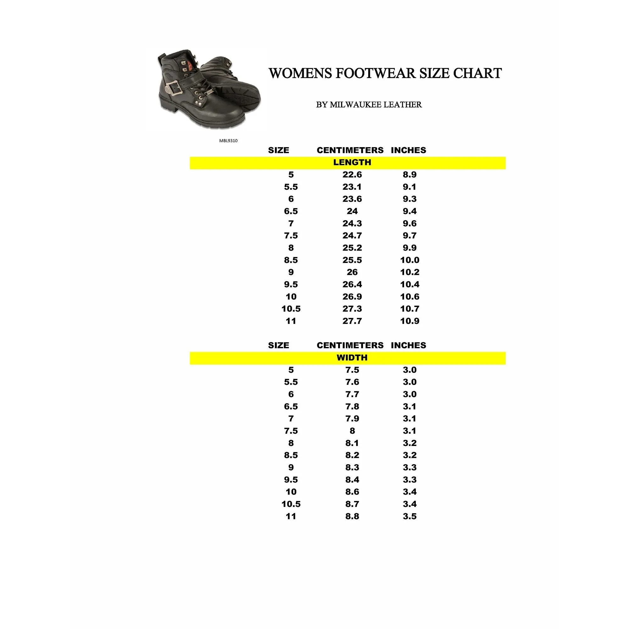 Milwaukee Leather Boots MBL9310 Women's Side Buckle Plain Toe Motorcycle Boot