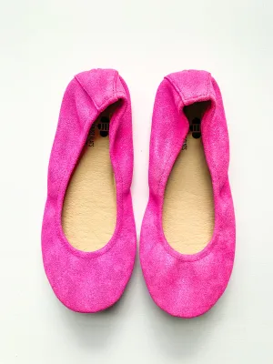 Pink Neon Suede Glam