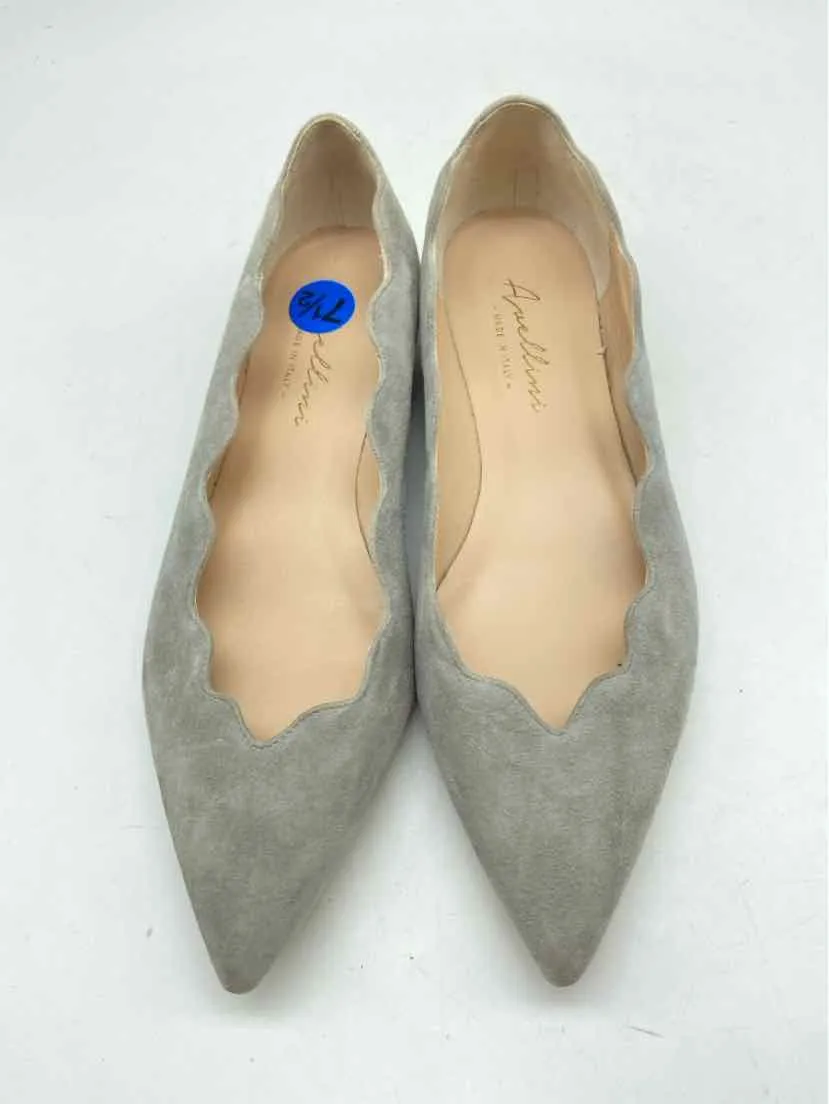 Pre-Owned Avellini Grey Size 38 Ballet Flats