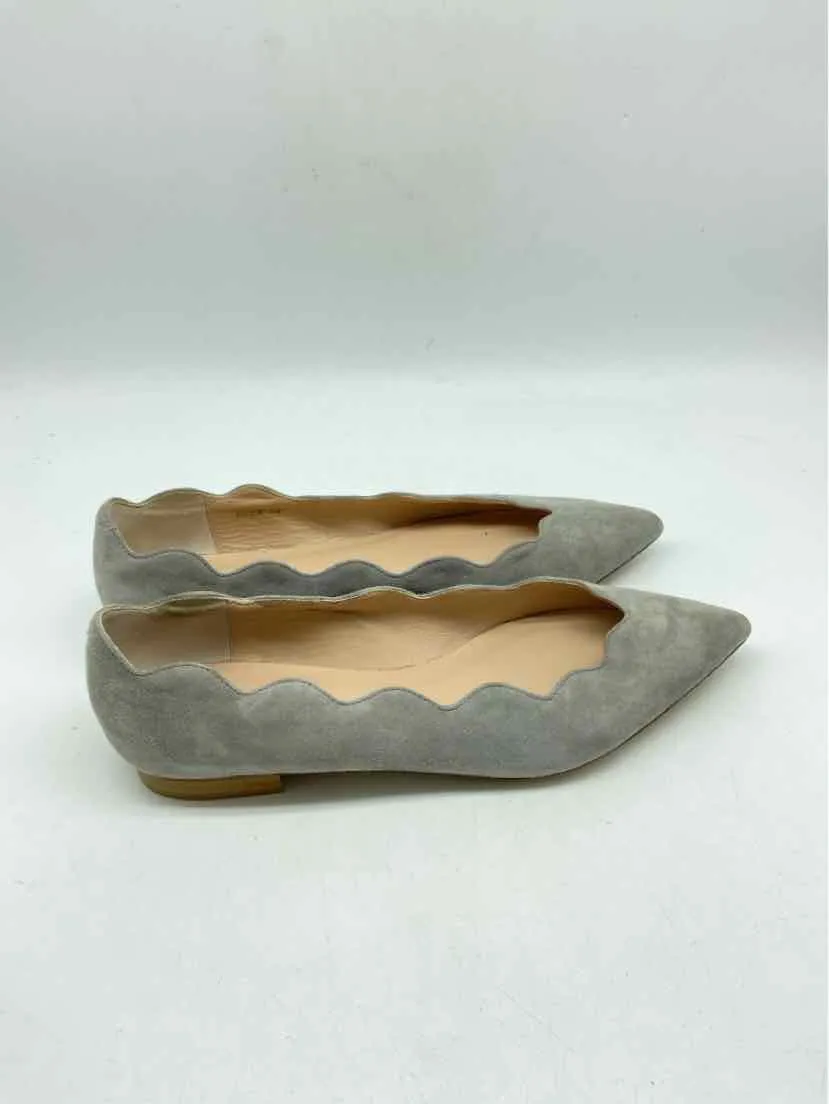 Pre-Owned Avellini Grey Size 38 Ballet Flats
