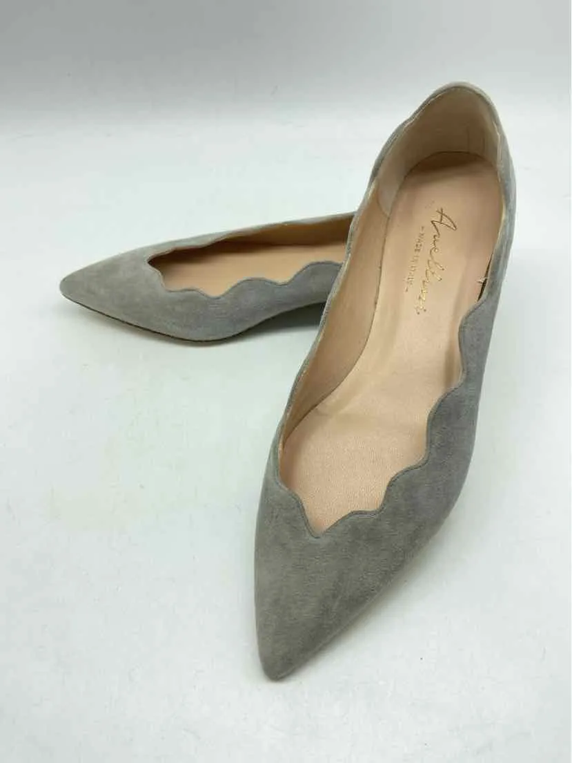 Pre-Owned Avellini Grey Size 38 Ballet Flats