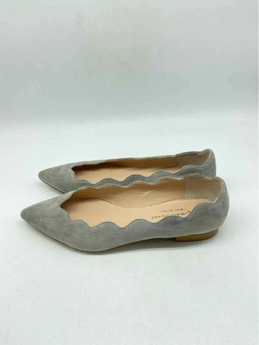 Pre-Owned Avellini Grey Size 38 Ballet Flats