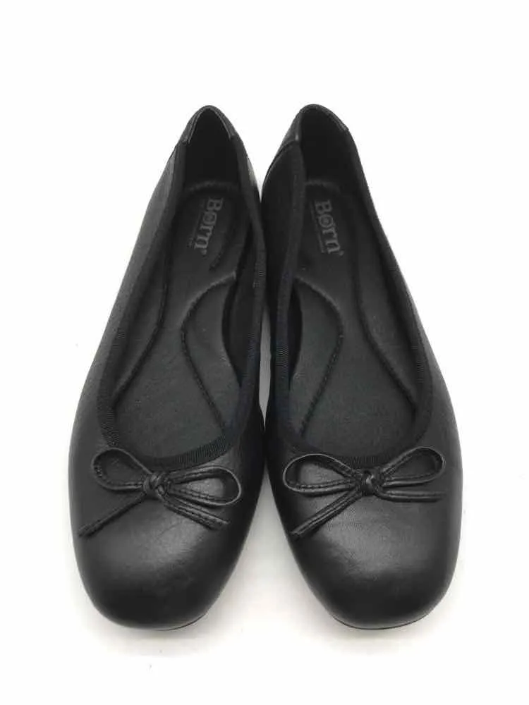 Pre-Owned Born Black Size 6.5 Ballet Flats
