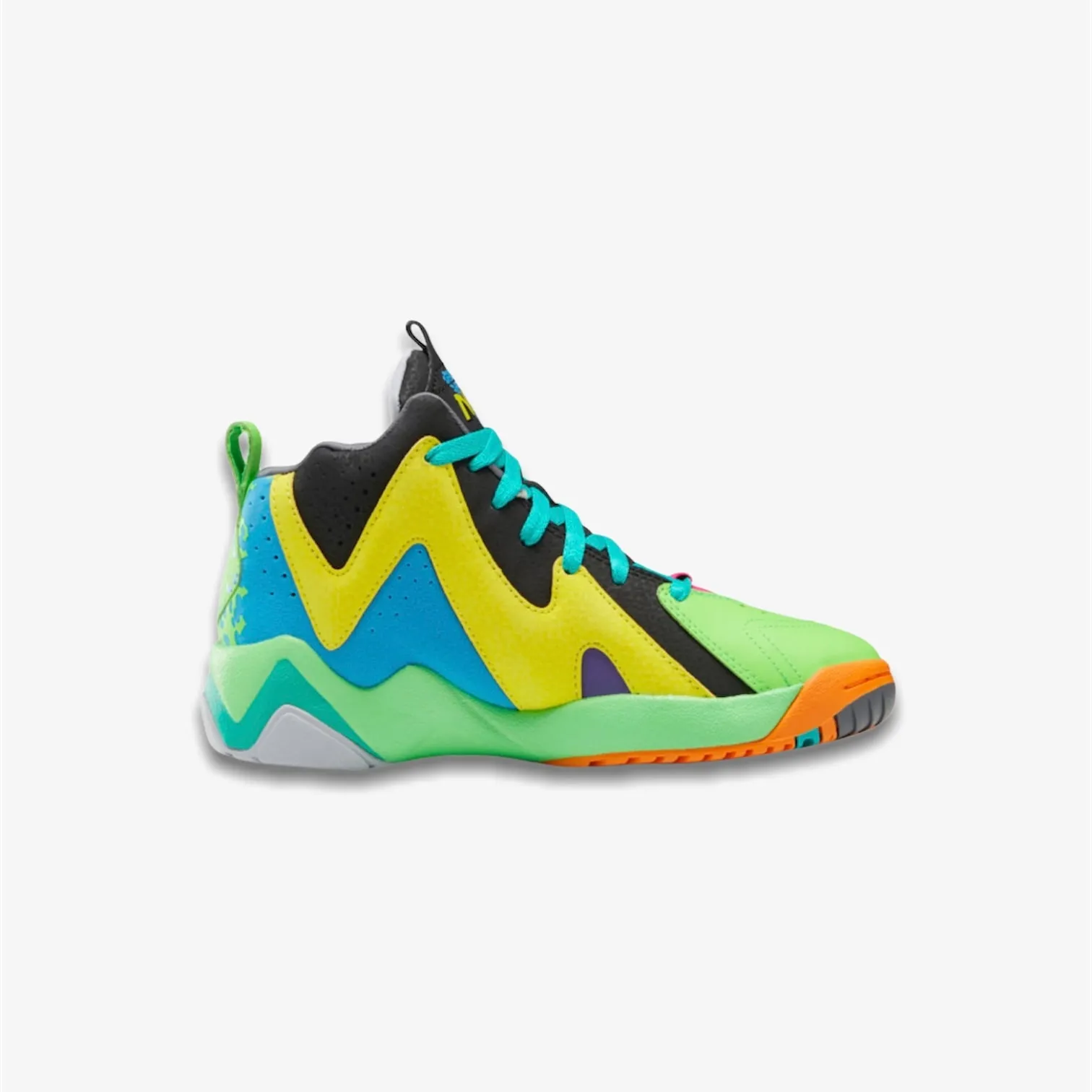 Reebok x Nerf Kamikaze II Black Solar Pink Grade School Sizes GX0664